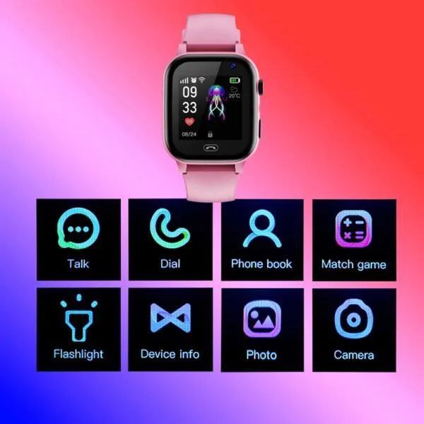 ساعة ذكية للأطفال بشريحة اتصال ونظام مراقبة الوالدين🔥التوصيل مجاني