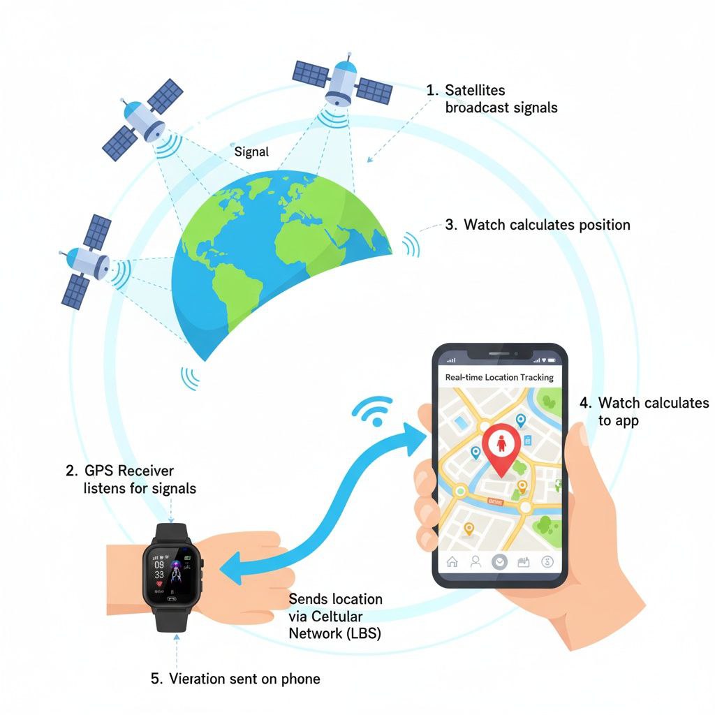 ساعة ذكية للأطفال بشريحة اتصال ونظام مراقبة الوالدين🔥التوصيل مجاني